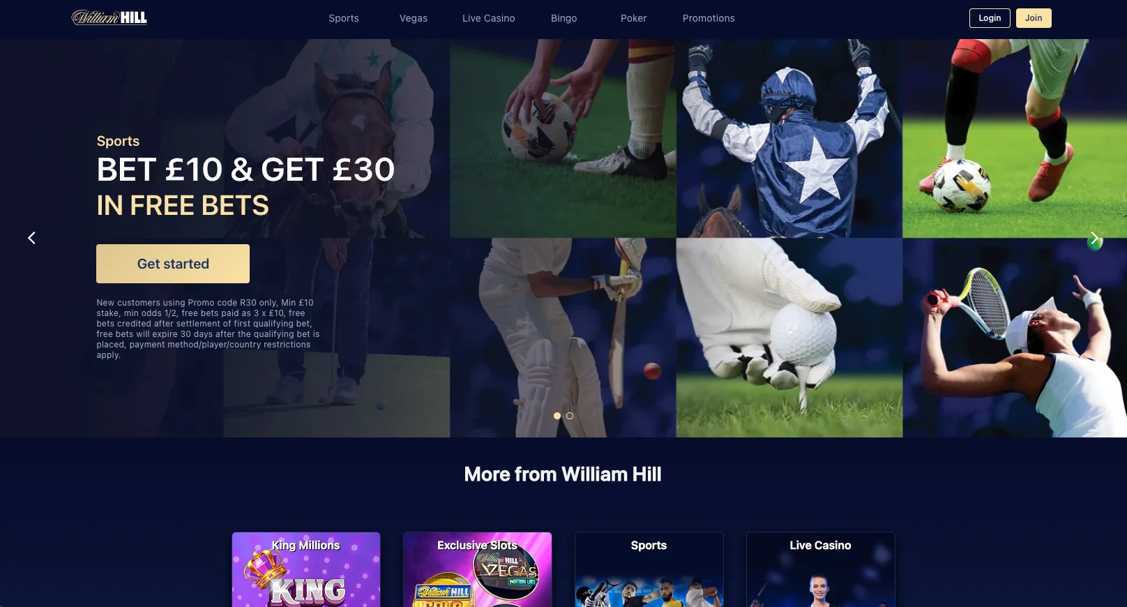 William Hill Casino Screenshot